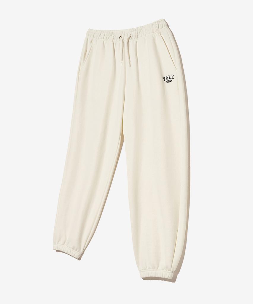 Yale Small Two-Tone Arch Sweatpants_Ivory