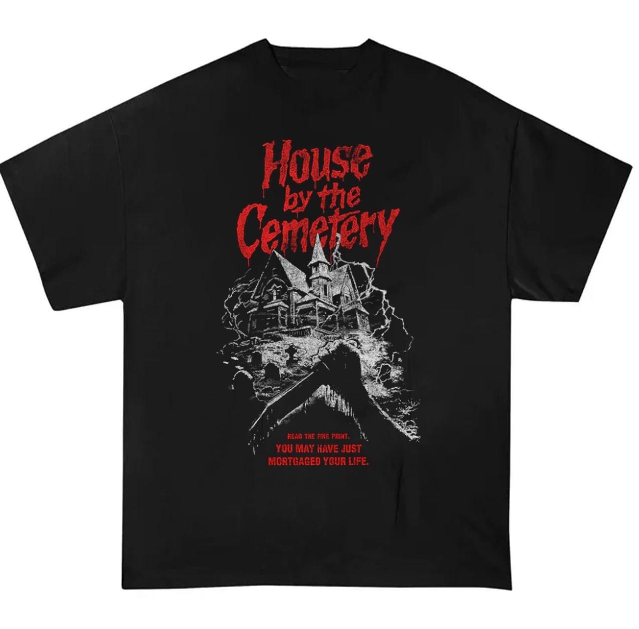 HOT! House By The Cemetery Horror Unisex Graphic Halloween S-5XL XXXXL