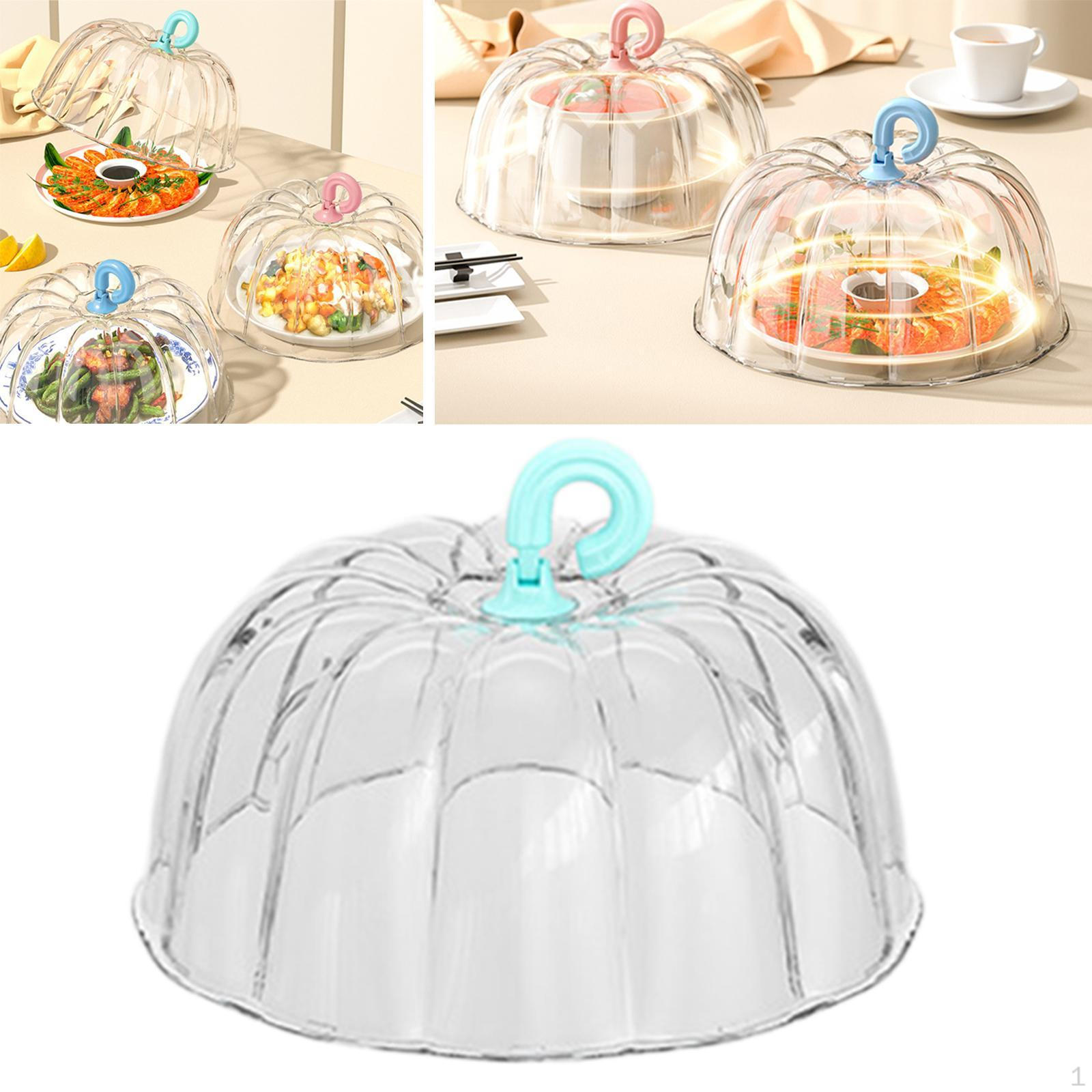 

Крышка для микроволновой печи для защиты продуктов питания, прозрачный дизайн с ручкой, простота использования Clear