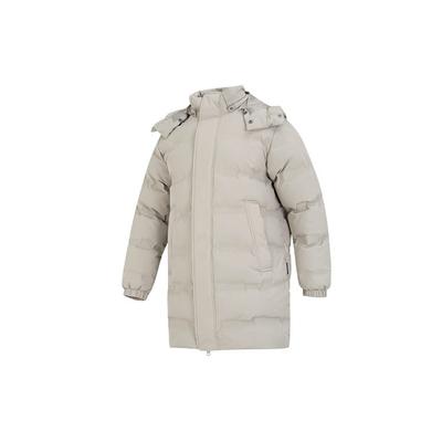 New Balance Down Jackets Unisex Light Gray Hooded Thickened Other AMJ24379-PAA