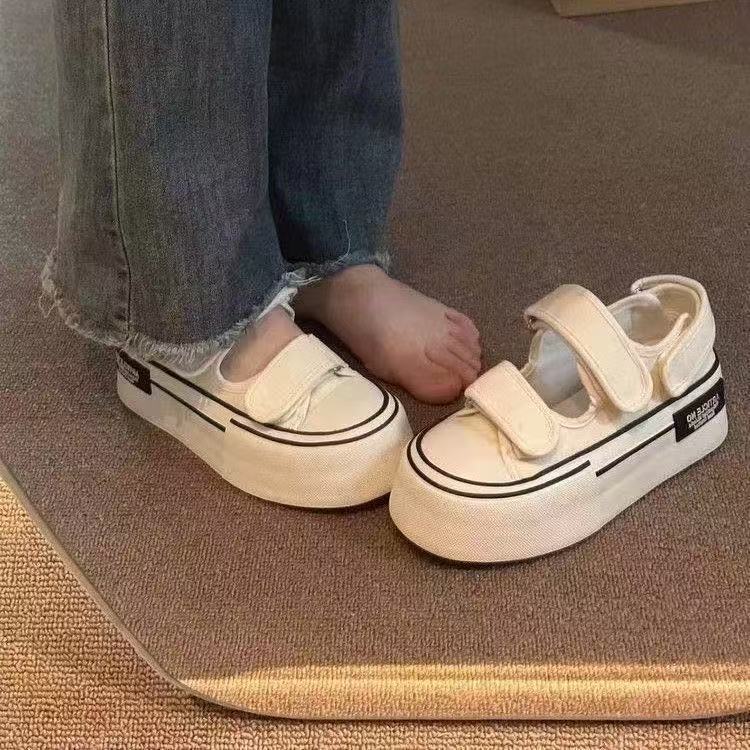 Canvas Shoes Niche Design Spring and Summer New Light Mouth Velcro Casual Child