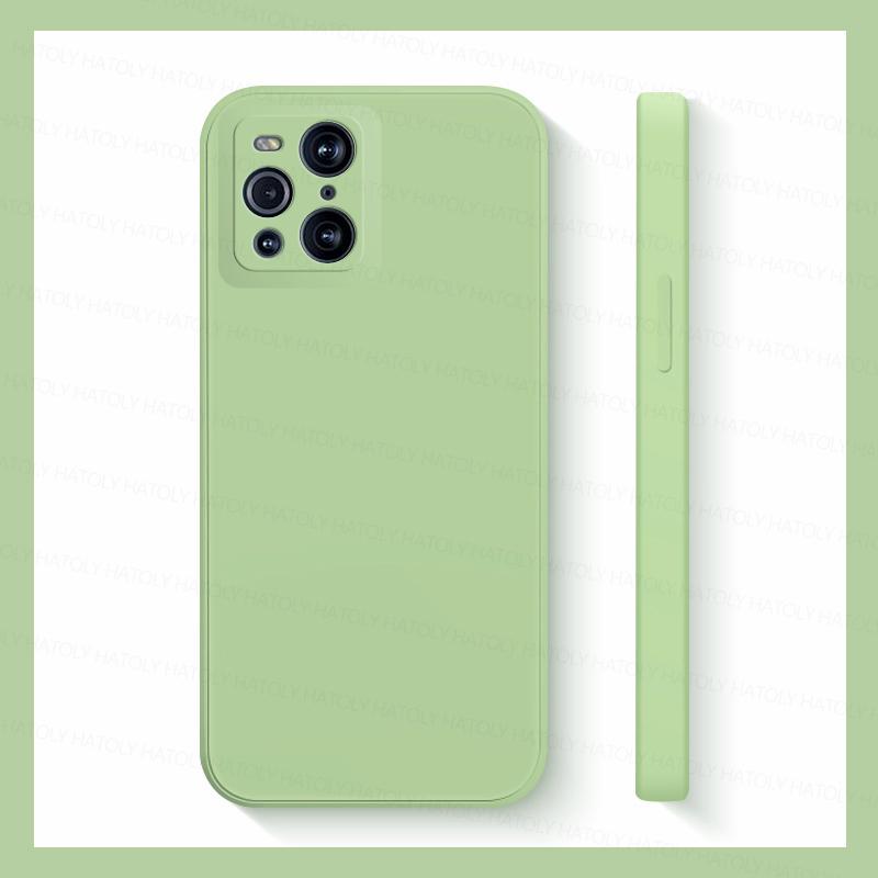 For Oppo Find X3 Pro Case Oppo Find X3 X5 X6 Pro X3 X5 Lite Cover TPU Liquid Silicone Shockproof Protective Phone Case