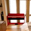 KORG E-Piano, 88 Tasten, C1 Air RD, Rot, Made in Japan, aus warmem Holz, Original-Kopfhörer und Pedale im Lieferumfang enthalten