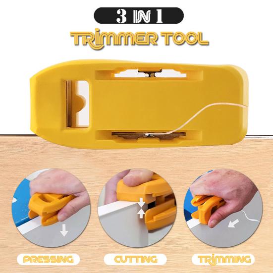 Edge Banding Trimmer Sturdy Structure Easy to Use Compact Design Portable Wood Chamfering Fillet Scraper Woodworking Tool