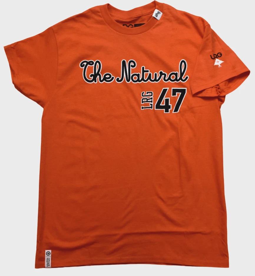 Lifted Research Group Mens LRG The Natural 47 Flyout Orange Shirt NWT Small 4XL
