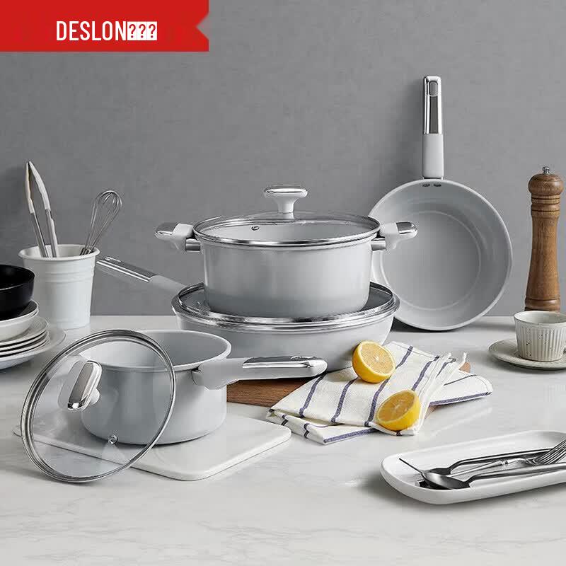 DESLON Glazed Cookware Set