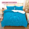 Olympique De Marseille Pattern Bedding Home Decoration Birthday & Festival Gift (1 * Duvet Cover + 2 * Pillowcase, Without Core)