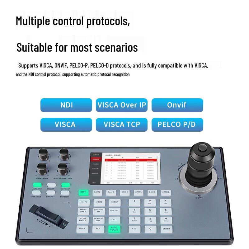 TEVO-KB200pro 4D Joystick PTZ Camera Controller (CN version)
