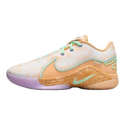 Monopoly X LeBron 22 GS All-Star Kids Sneakers Tan Celestial-Gold Glacier-Blue HV8615-200