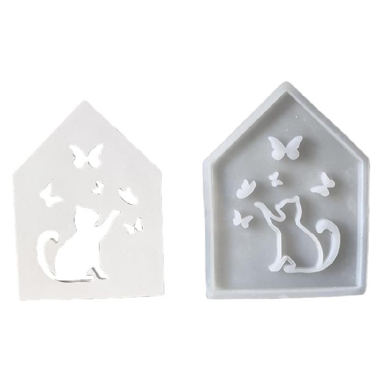 

Flexible Silicones Resins Molds in House Shape Epoxy Casting Molds for Baking Enthusiasts and DIY Handicraft Fan