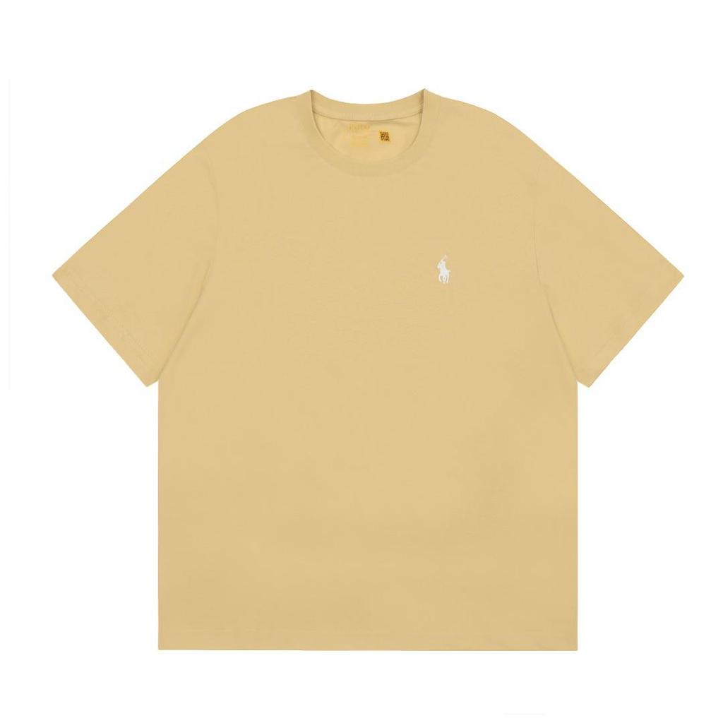 Ralph Lauren 2025 Unisex Casual T-shirt - Little Pony Logo, Round Neck, Short Sleeve.