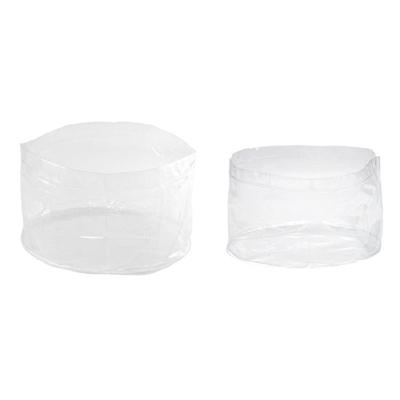 Light Weight Folding Water Bucket Portable Clear Plastic Bucket Food Storage Container for Camping Hiking Fishing