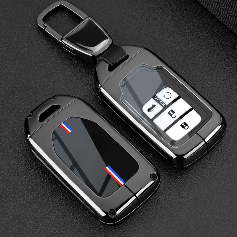AAALI1 Car Key Fob Pocket Cover Case For Honda CBE CR-V HR-V Accord Jade Crider Odyssey 2015- 2018 Remote Protector Accessories