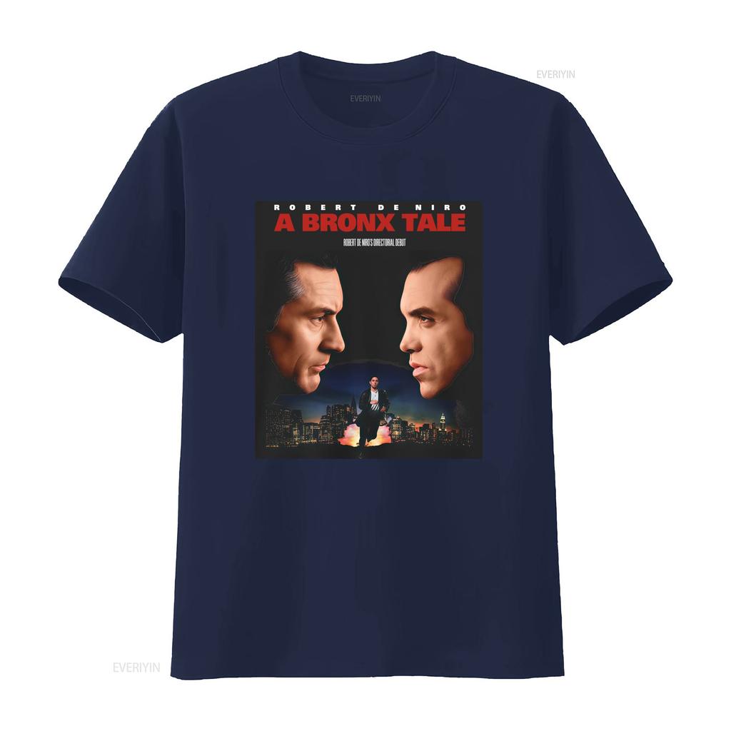 Robert De Niro A Bronx Tale Film Inspiriert Herren Schwarz T-Shirt Größe S 3XL vintage Gewaschen Leicht Stilvoll Atmungsaktiv