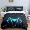 Fashion 3D Exquisite Red Black Spider Anime Digital Printing Bedding Set Duvet Cover Comforter Bed Youth Kids Girl Boys Gift