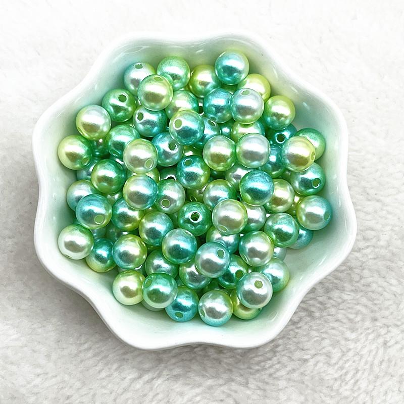NEW 4/6/8/10mm Round Acrylic Pearl Beads Loose Spacer Beads for Jewelry Making DIY Necklace Bracelet Accessories