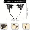 Ears Headband Cat Costume Set Lace Choker Cat Costume Accessories  Party Accessories