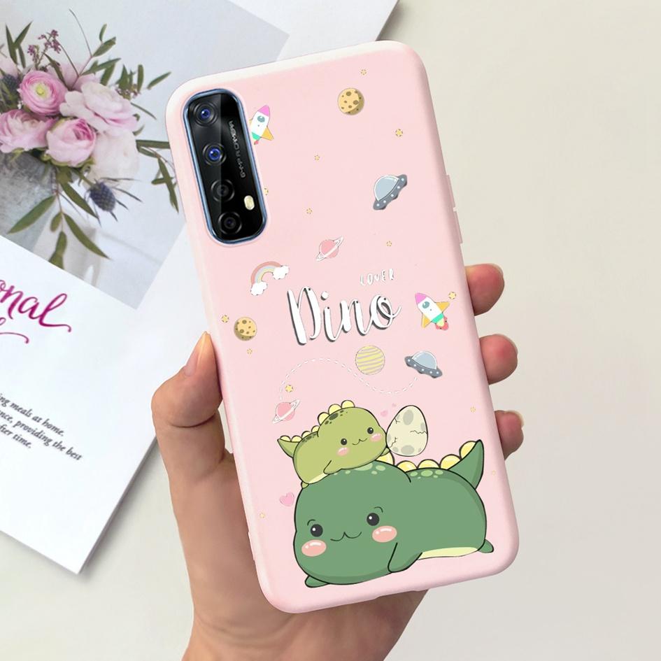 For Realme 7 Case Realme 7 5G Cover Lovely Astronaut Dinosaur Soft Silicone Funda For Realme 7 Pro RMX2170 Realme7 Protect Cover