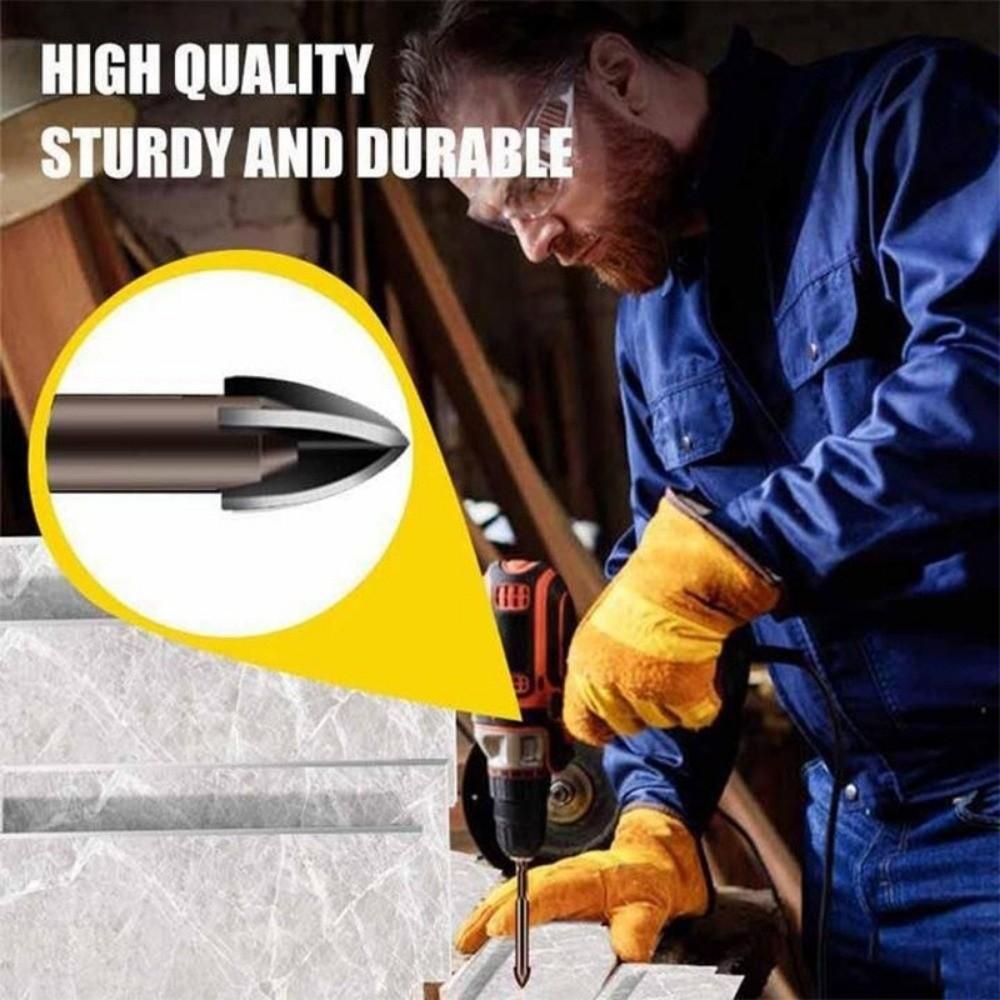 10pcs/set Professional Tile Drill Bit Precision Cross Drill Bit  Concrete Drilling