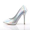 13CM silver pointed head light mouth versatile Internet celebrity upper high heels women's stiletto temperament wedding high heels