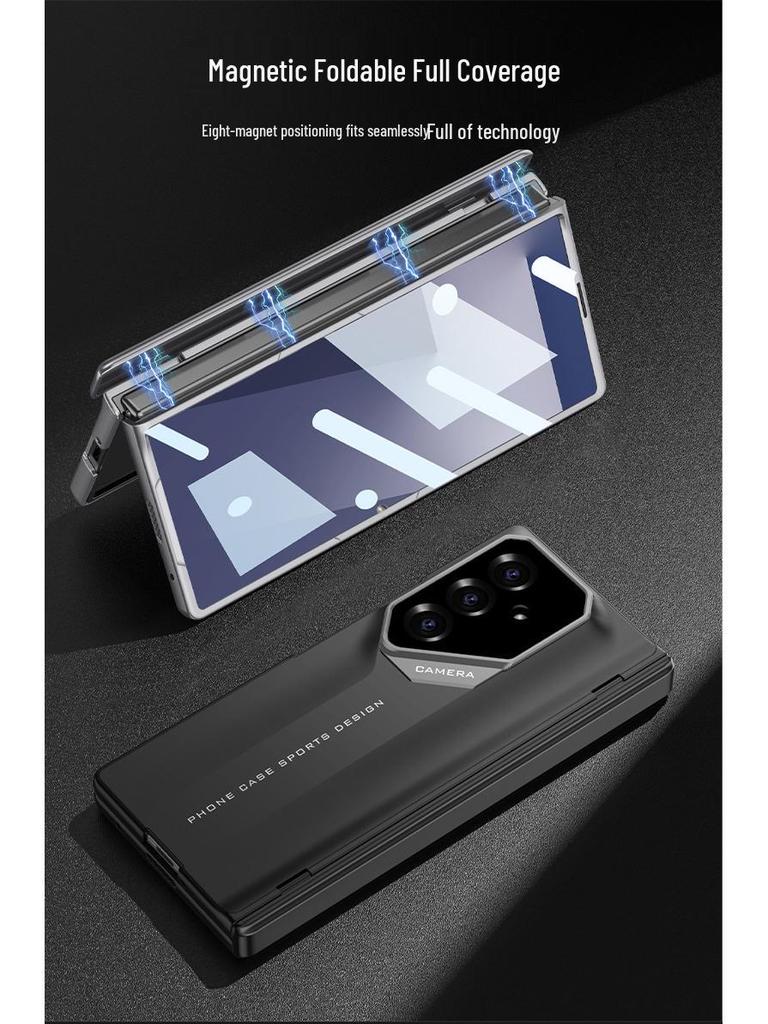 Slim Magnetic Supercar Samsung Z Fold7 Case with Hinge Protection