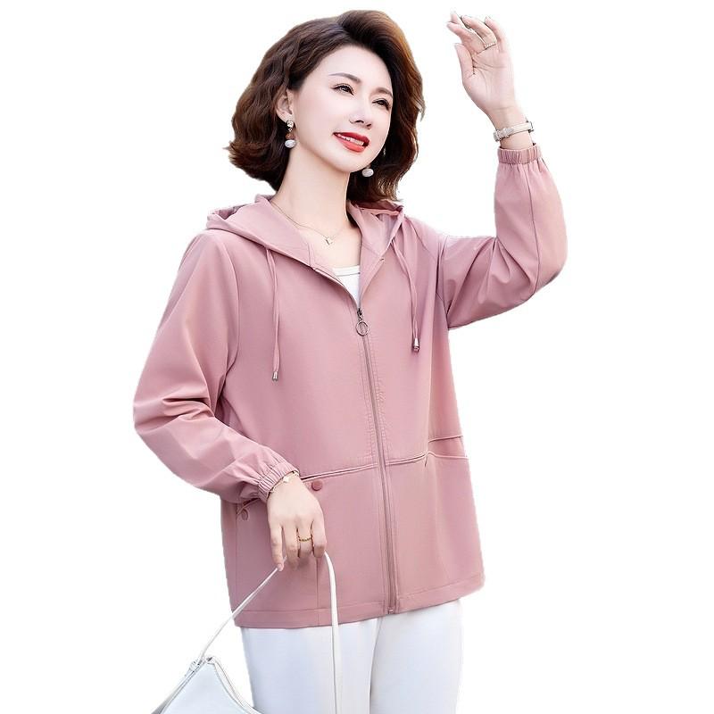 Modna Bluza z Kapturem na Jesień 2025 dla Kobiet w Średnim Wieku i Starszych - Codzienny i Wszechstronny Cienki Top