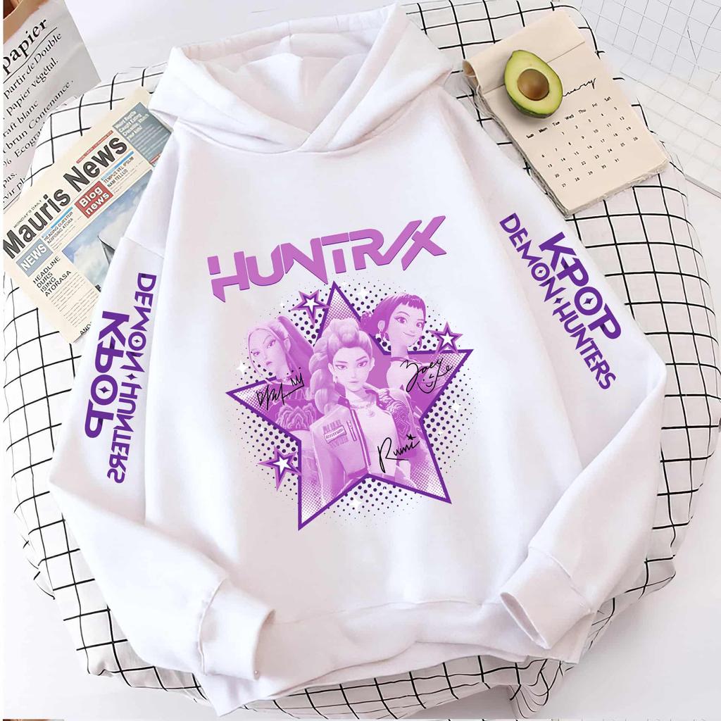 Hoodies Modische Cartoon-bedruckte Sweatshirts Pullover Niedliche langärmlige Mädchen-Cartoon-Hoodies Sportbekleidung