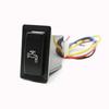 Car Blue LED Light DRL Fog Lamp Power On Off Switch Radar Camera Misic Button For Toyota LC95 2002 For HINO 500/700 Accessories