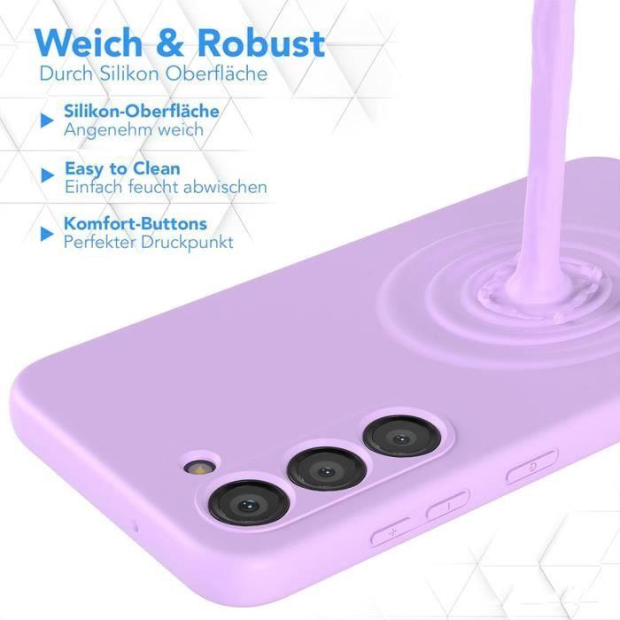 Coque Silicone - Samsung - Galaxy S24 - Ultra Slim - Protection Anti-Rayures - Violet