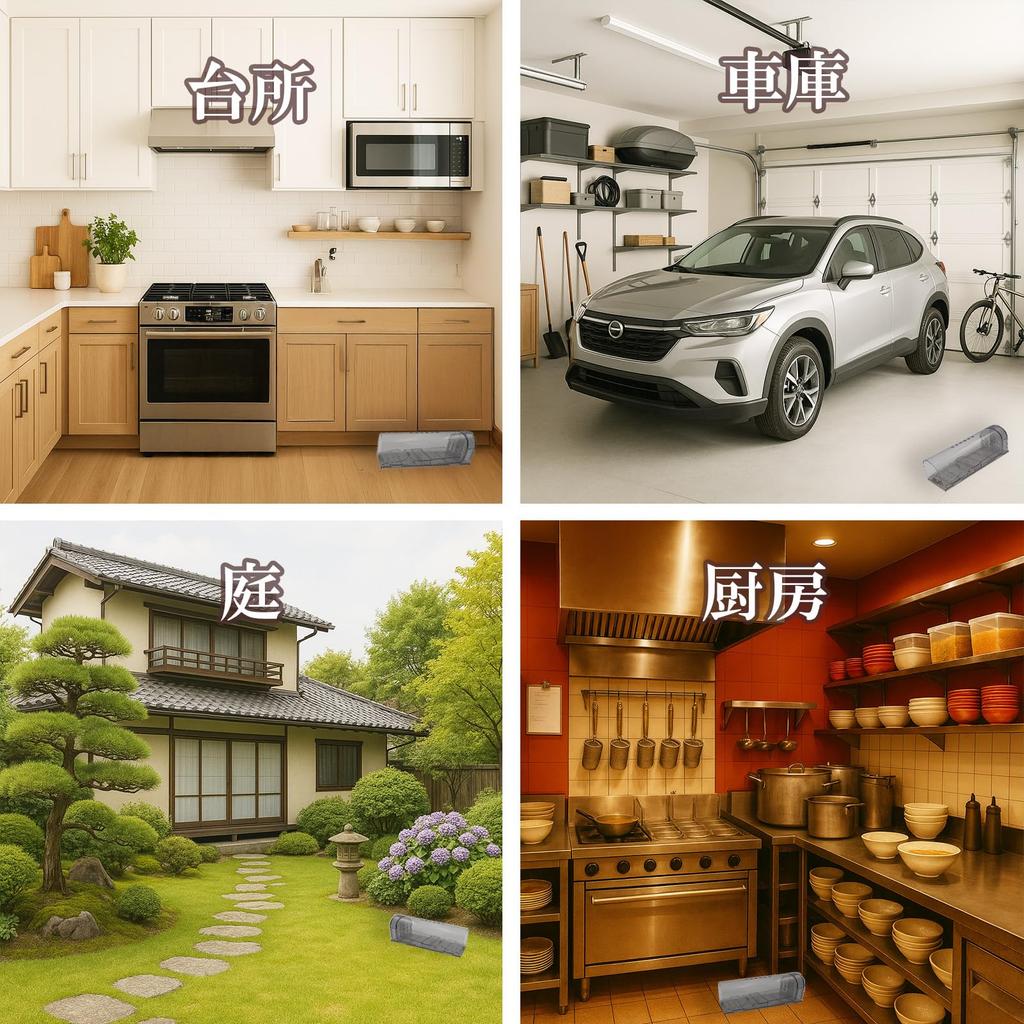 ARE YOU Mouse Cylindrical Set of for Small Humane Mouse Easy to Set Reusable LU-LA Traps, Traps, 3, Gray, Mice, Traps, Up,