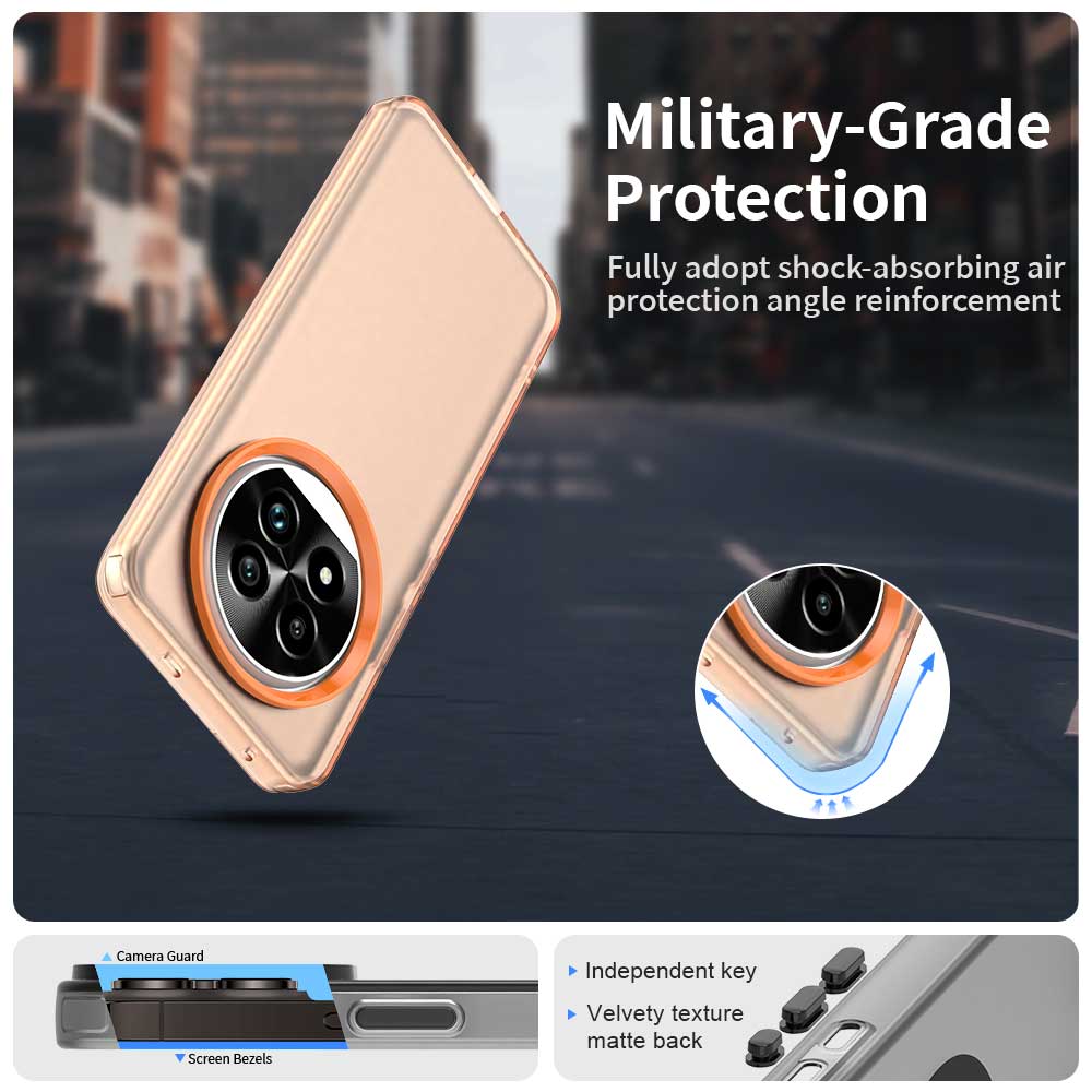 Frosted Case For Realme 13 Pro Cover Realme 13 Pro+Plus Fundas Coque Matte Translucent PC Back Phone Bumper Realme 13 Pro