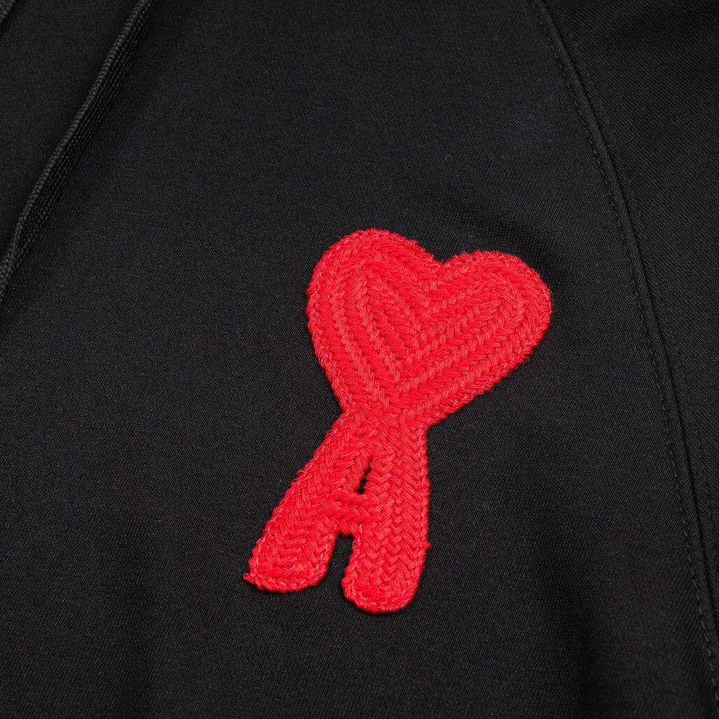 668 AMI Autumn and Winter New Product Classic Weaving Love Towel Embroidered Shoulder Insert Men's Hoodie