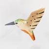 European Style Solid Wood Tabletop Ornament - Hummingbird Handmade Wood Carving Decor