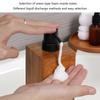Elegant Wood Texture Resin Lotion Dispenser With Foam Pump For Shampoo Body Wash Hotel Homes Bathroom Essential