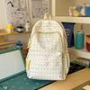 Schoolbag High-value Schoolbag Female Middle School Student Large Capacity Mori Personalized Backpack Cute Polka Dot Lightweight Travel Backpack