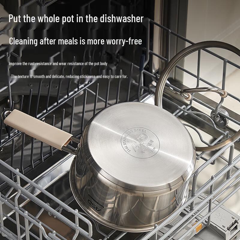 ASD 316L Stainless Steel Small Saucepan 20cm