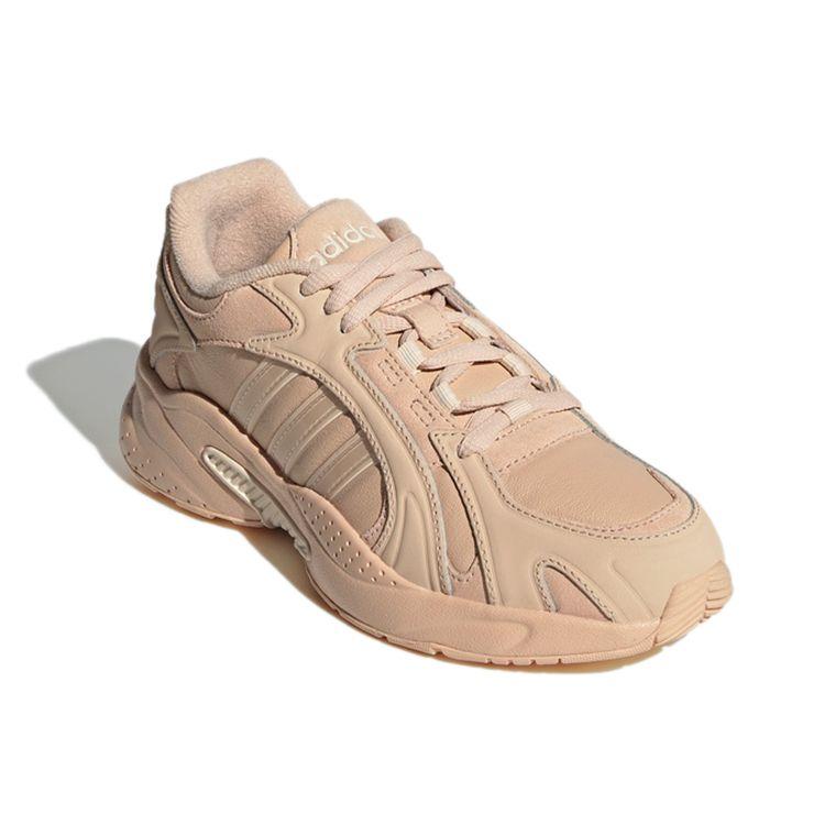 Adidas Neo Crazychaos Shadow 2.0 Leather Mesh Suede Round Toe Lace-Up Durable Low-Top Dad Sneakers Women Sneakers Light-Pink GX3827