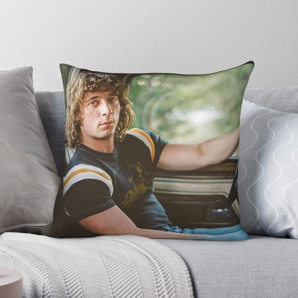 Jeremy Allen White Vintage Pillowcase Polyester Linen Velvet Pattern Zip Decorative Sofa Seater Cushion Cover