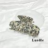 Luohe High-End Korean French Acetate Hair Clip - Women's Updo & Shark Accessory