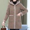 Jas voor dames Winter fluwelen jas Oversized fleece jas Verdikte hoodies jas Warme jas Losse casual windjack damesjas