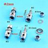 10PCS RC Airplane/Boat Push Rod Connector Adapter Linkage Stoppers D2.0mm/D3.0mm For Connecting Servo Arm and Pull Rod