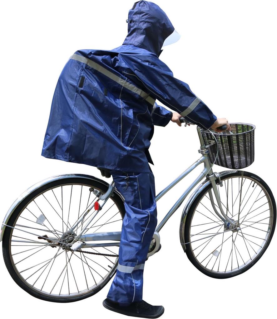 Koshin Rubber Men's Sporder Rainsuit, 30a, Backpack Style, SPL-30a, Navy, Size LL