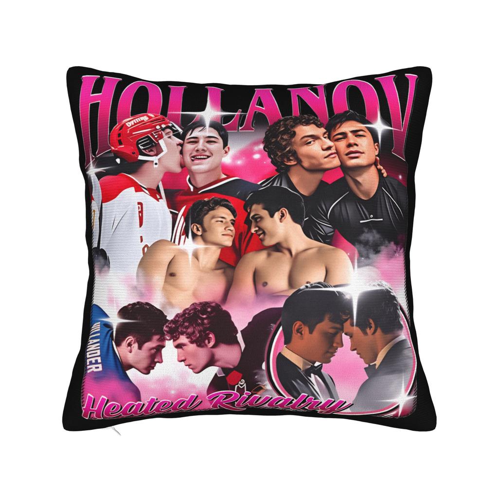 Shane Hollander Pillow Cover Heated Rivalry Square Cushion Cover Fashion Pillow Case For Chair Sofa Home Decor