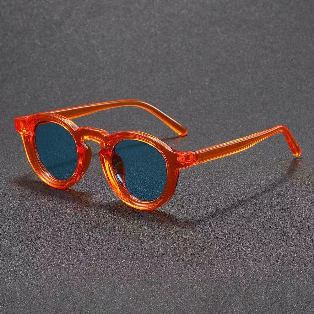 New Vintage Round Sunglasses Women Men Brand Circular Sun Glasses Female Oval Eyewear Sunglasses for Male Female Eyeglasses