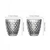 Multiple Styles Premium Whiskey Glass Relief Cocktail Glass Transparent Drinking Glasses Transparent Cognac Glass Cold Drink Cup