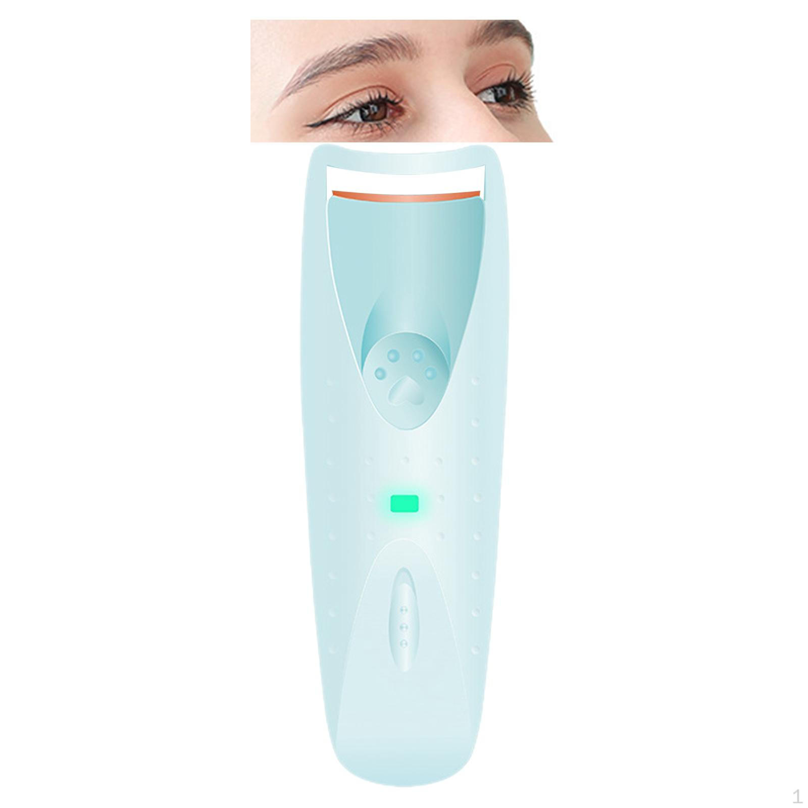 

Ручной нагреваемый щипцы для завивки ресниц Lash Curling Clip 15S Быстрый разогрев для дома зелёный