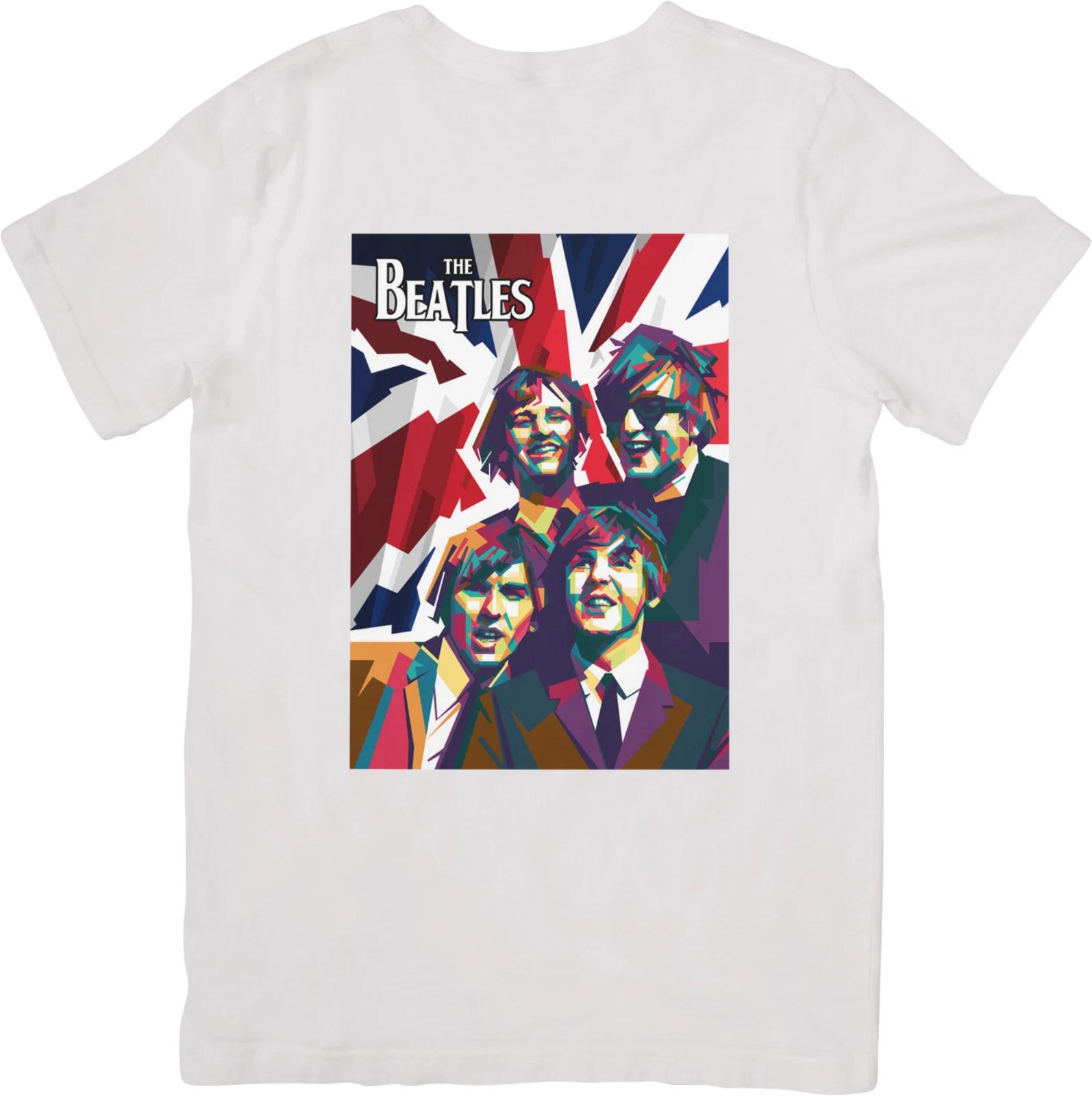 

Музыка Битлз Унисекс Футболка из качественного хлопка, подходит для мужчин и женщин L