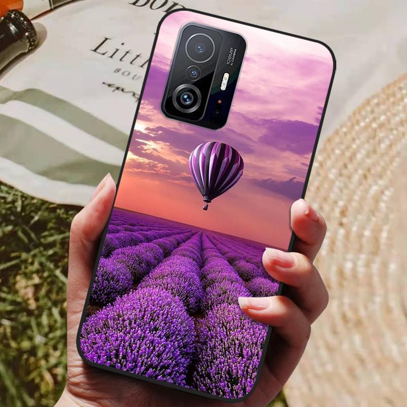 Für Xiaomi 11T Pro Hülle Für Xiaomi mi 11T Pro Hüllen Stoßfestes Silikon Weiches TPU Handy Rückseite Abdeckung Für Xiaomi 11T Pro Fundas