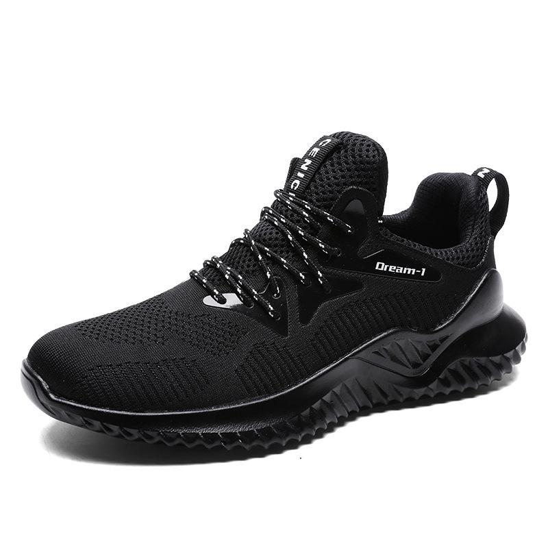 Mens sneakers large size fashion new sports shoes student breathable fly knitting running shoes casual