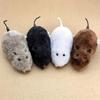 1/5Pcs Plush Wind-Up Mouse Toy-Fun Interactive Mechanical Moving Animal Toy, for Cats Dogs Kids Playtime Pranks, Durable Pet Toy